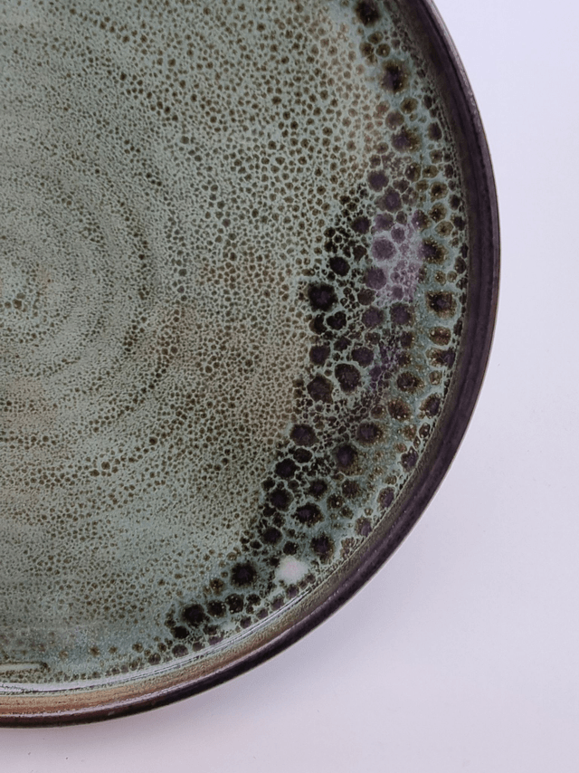 Sage Crystalline Dining Plate