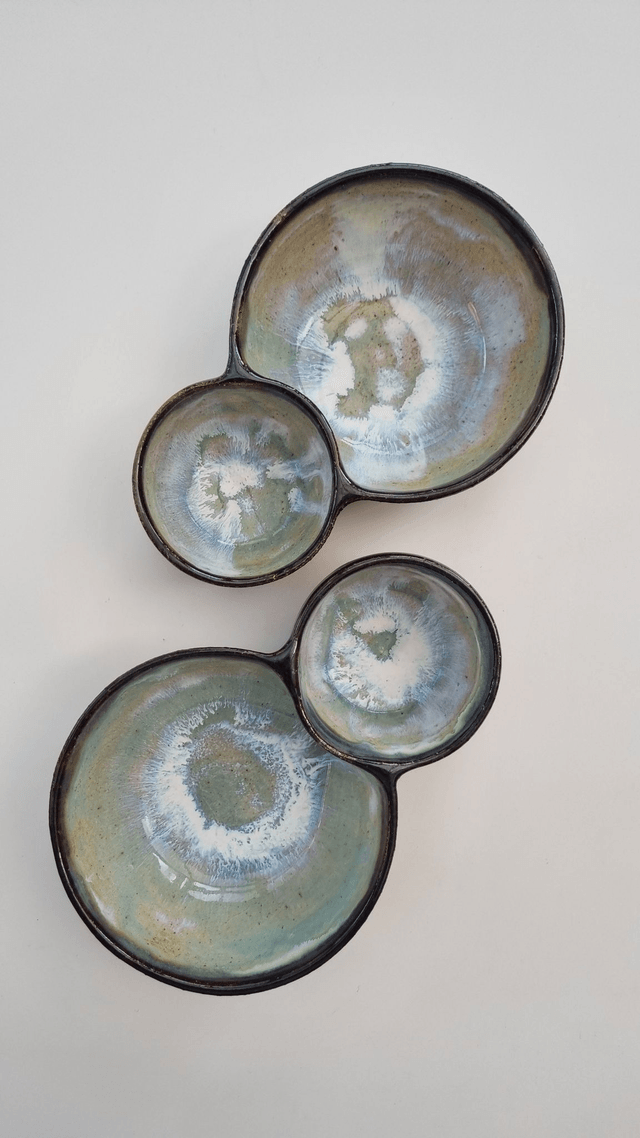 Double Dip Bowl in Ocean Waves