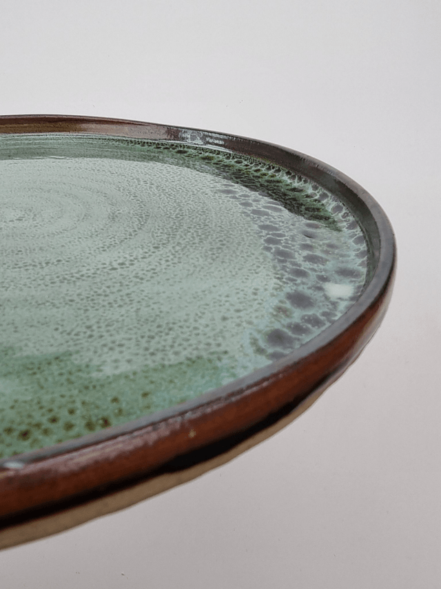Sage Crystalline Dining Plate