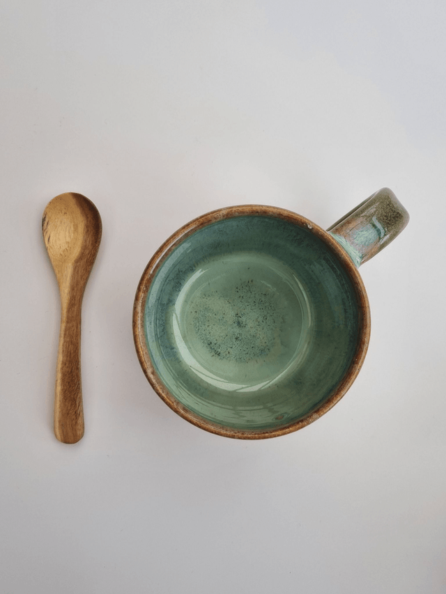 Hand-glazed Mug - Turquoise Waters
