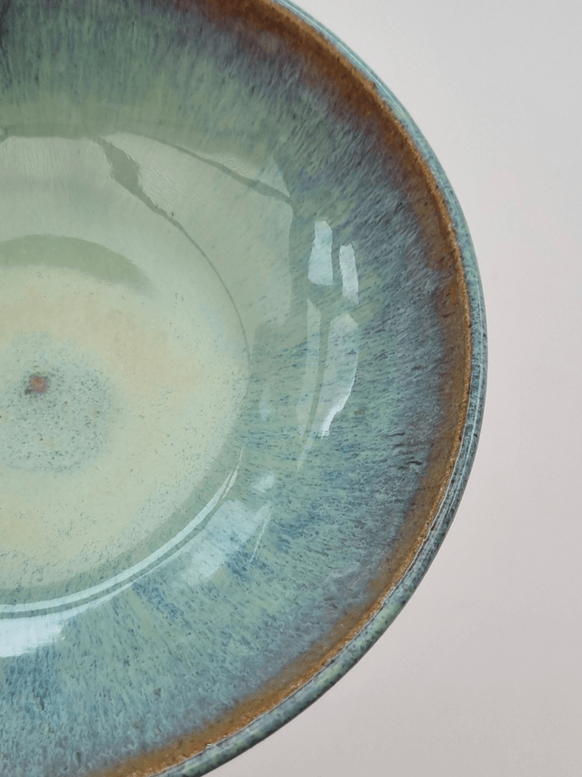 Breakfast Bowl in Green Ocean