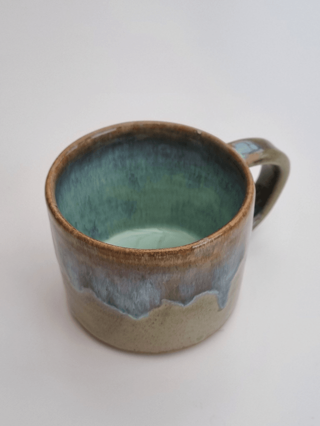 Hand-glazed Mug - Turquoise Waters