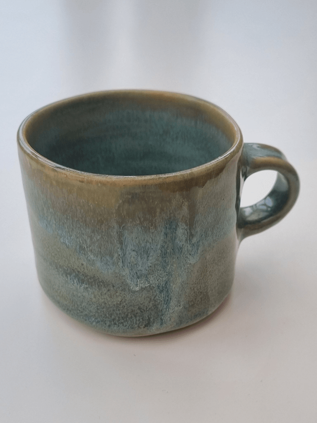 Coffee Mug - Light Green/Blue