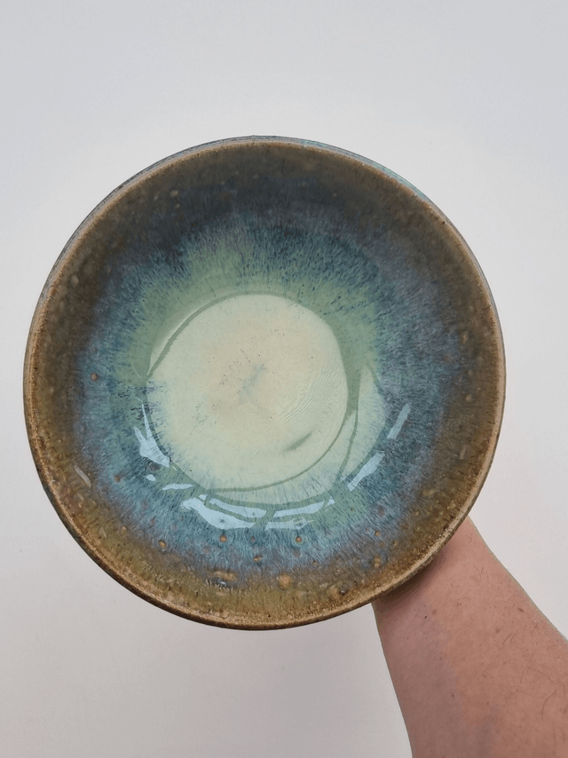 Medium Bowl in Green Ocean