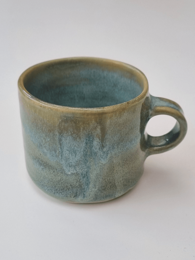 Coffee Mug - Light Green/Blue