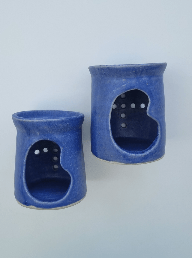 Ceramic Oil & Wax Burner – Lavender Blue