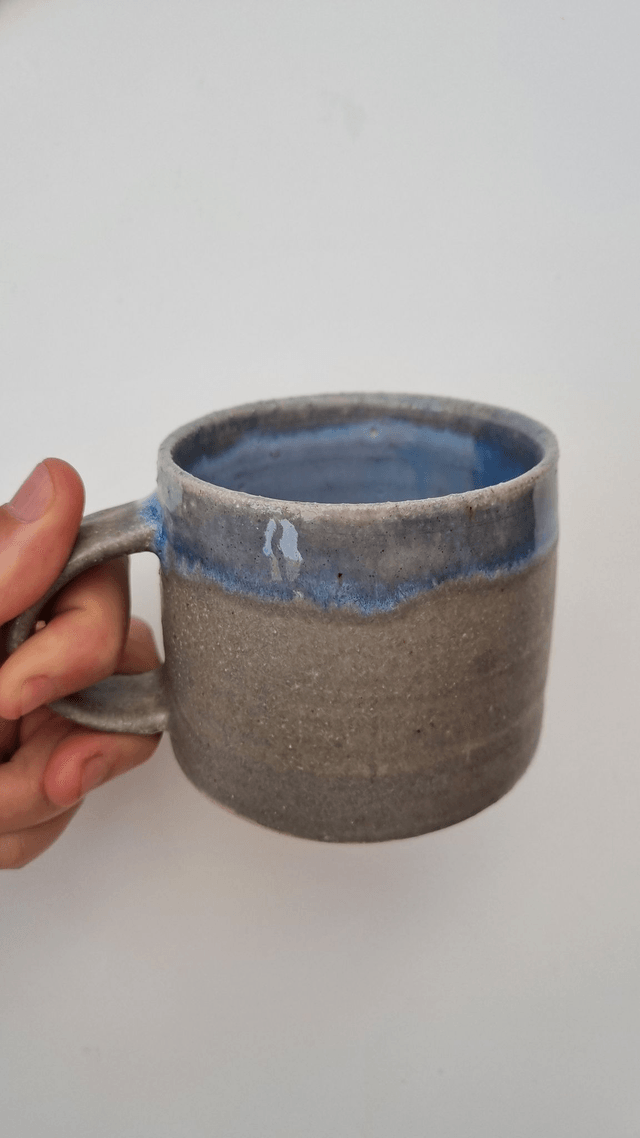 Bacalar Blue & Ash Mug