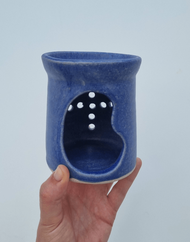 Ceramic Oil & Wax Burner – Lavender Blue