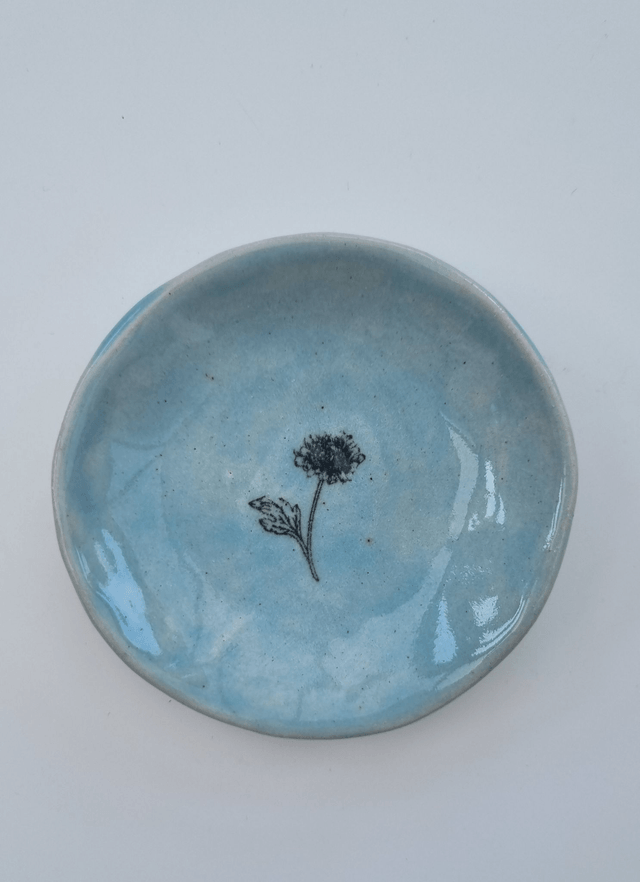 Jewellery dish - Flower blue
