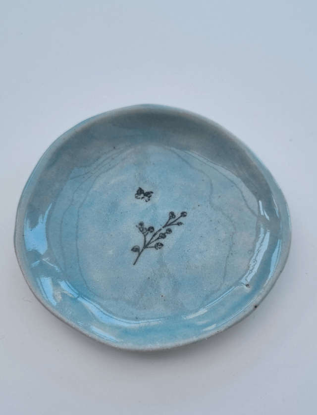 Jewellery dish - Flower blue