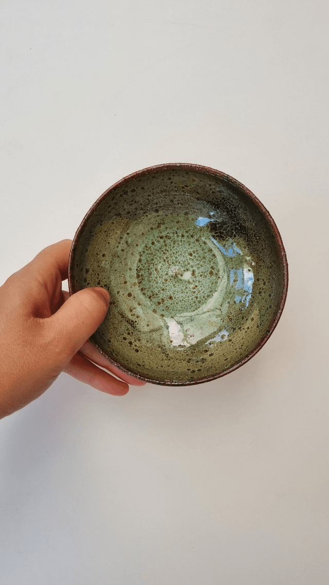 Jupiter speckled foot ring small bowl