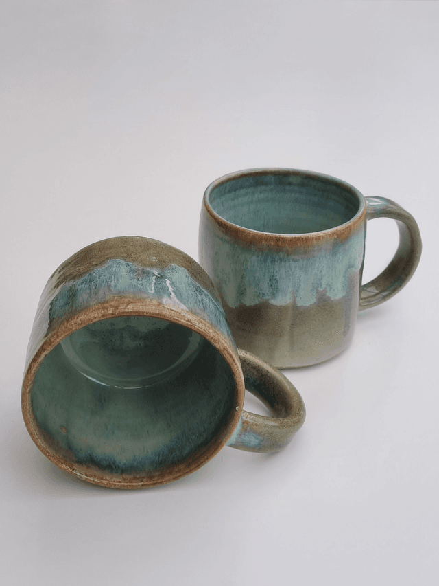 Hand-glazed Mug - Turquoise Waters