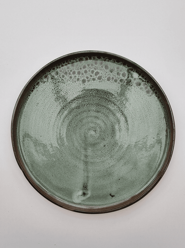 Sage Crystalline Dining Plate